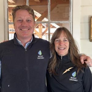 Midcoast Conservancy Co-Executive Directors Tim Trumbauer and Kristin Pennock. Courtesy of Midcoast Conservancy