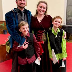 Joe with his wife, Lindsay and their two sons, Gordon and Gregor. Courtesy photo