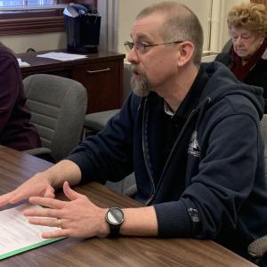 Emergency Management Agency Director Maury Prentiss told commissioners April 2, Lincoln County didn’t receive a federal Building Resilient Infrastructure Community grant regarding two January storms. He sought permission to seek other grant opportunities. BILL PEARSON/Boothbay Register