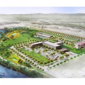 The bio-based research campus in Millinocket will repurpose buildings and encourage development around forest biomaterials and biomass. Courtesy image