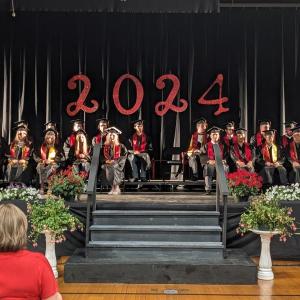 Wiscasset Middle High School class of 2024. CANDI JONETH/Boothbay Register