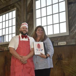 Best Table Presentation award went to Coastal Prime. LISA KRISTOFF/Boothbay Register