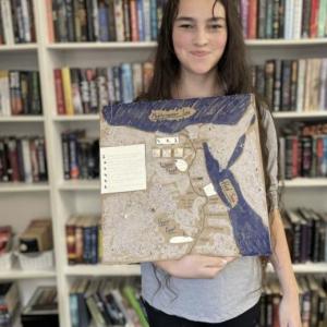 Octavia Aurora, a seventh-grade student at CTL, wins national gold medal for her writing. Courtesy of CTL