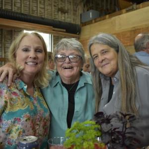 Visiting from MA : Martha Scott of Lexington and from Boston: Kate Trainor and Karen Kohler. LISA KRISTOFF/Boothbay Register