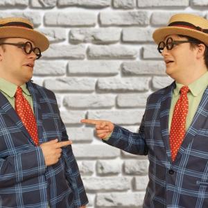 Steven Horn and R. Taylor Kruse in “The Comedy of Errors.” Camden Shakespeare Festival photo