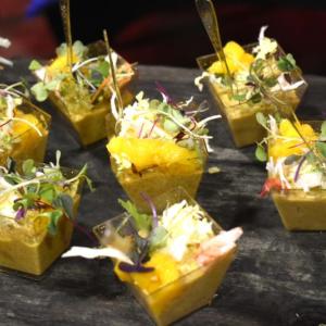 Whale’s Tale’s Vadouvan Lobster Bite. LISA KRISTOFF/Boothbay Register