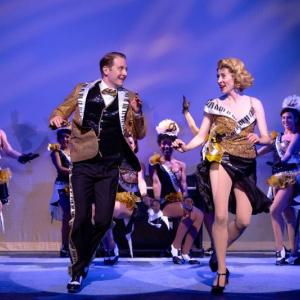 Daniel Plimpton and Darien Crago dance to “I Love A Piano” in the Maine State Music Theater production of “White Christmas.” Courtesy of MSMT
