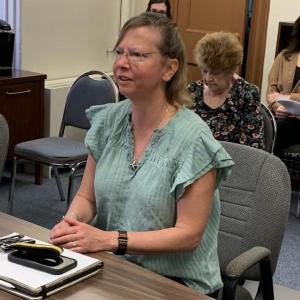 Communications Director Tara Doe updated commissioners July 2 about a successful Emergency Medical Services radio channel conversion connecting all four of Lincoln County’s ambulance providers to the same frequency. BILL PEARSON/Boothbay Register