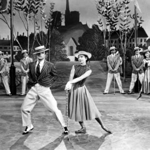 Gene Kelly and Lesley Caron in a scene from “An American In Paris,” 1951, included in the 1974 film, “That’s Entertainment!” Courtesy of Mark Griffin and MGM