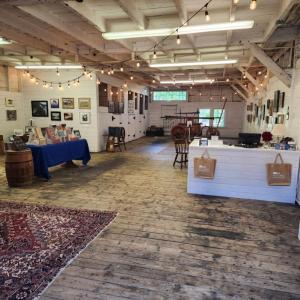 The historic Nickels-Sortwell House Barn and paintings. See you there July 25. Courtesy of Historic New England
