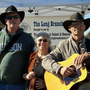 The Long Branch Boys, from left, Bill Donovan, Nanci Stein and John Favreau, are the featured sidewalk musicians during Wiscasset Art Walk on Thursday, Aug. 29, from 4 to 7 p.m. Courtesy of The Long Branch Boys
