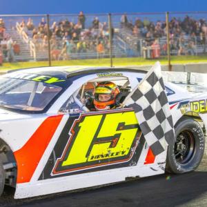 Nick Hinkley took home a big win in the Norm's Used Cars Pro Stocks. Jasen Dickey Photography