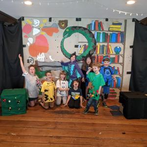 Actors at the Merry Barn. Courtesy of Merry Barn