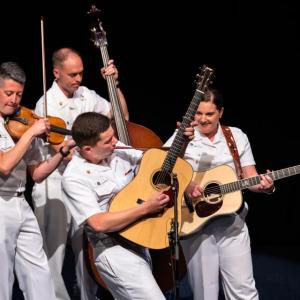 The U.S. Navy ensemble Country Current. Free concert. Opera House. Courtesy of the venue