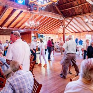 The dance floor stays busy at Bands for Books Sept. 2. Bob Bond photo