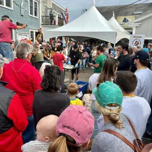 A past Pemaquid Oyster Festival. Alyssa Allen photo Pemaquid Oyster Festival past