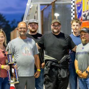 Sean Johnson and crew celebrate his Super Street victory. Jasen Dickey Photography