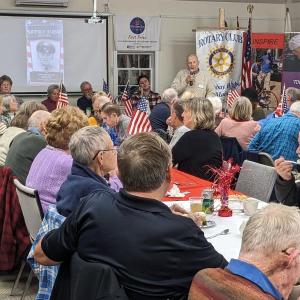 Keynote speaker Mike Fritz. CANDI JONETH/Boothbay Register CANDI JONETH/Boothbay Register