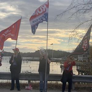 Victory flags 
