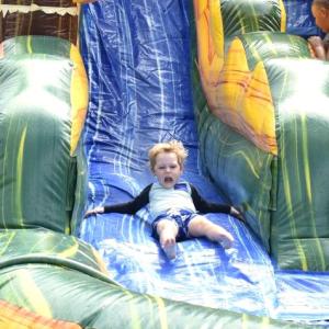 Summertime sliding. LISA KRISTOFF/Boothbay Register