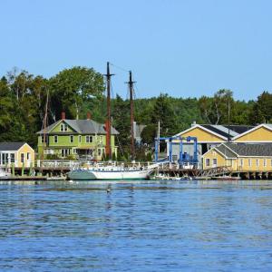 A view of Bristol Marine, Boothbay Harbor, from the water. STEVE EDWARDS/Boothbay Register
