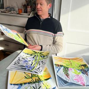 Artist John Knight is featured at the next Talking Art in Maine on Jan.. 30. Courtesy of the artist Artist John Knight. Courtesy of the artist