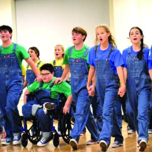 A scene from the Y Arts production of "Godspell." KEVIN BURNHAM/Boothbay Register