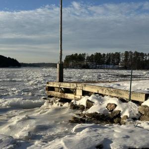 The town-owned bulkhead fronts the Kennebec River. Courtesy of Jason Shaw The town-owned bulkhead fronts the Kennebec River. Courtesy of Jason Shaw