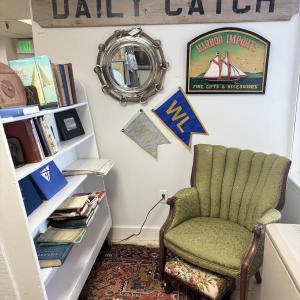 The Book Nook at EBTC. LISA KRISTOFF/Boothbay Register