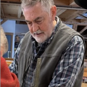 Ken Elowe brings an experienced hand to the toboggan-building craft. Courtesy photo Ken Elowe brings an experienced hand to the toboggan-building craft. Courtesy photo
