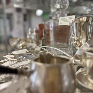 Sterling silver case at EBTC. 
