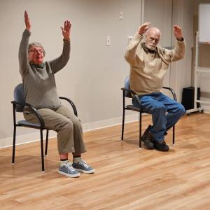 Katie Deabler's Silver Sneakers Exercise Class at Lincoln Home 