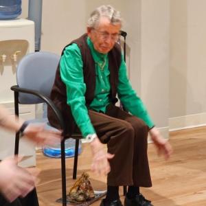 Katie Deabler's Silver Sneakers Exercise Class at Lincoln Home 