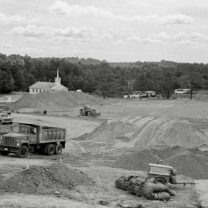 Reconstruction of the athletic fields and parking area at Wiscasset High School. PHIL DI VECE photo