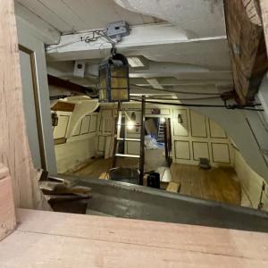 A peek inside the Eleanor. FRITZ FREUDENBERGER/Boothbay Register