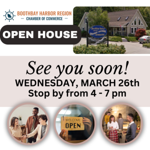 See you soon! Chamber Open House March 26th from 4-7 pm 