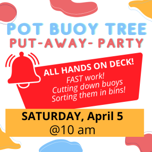 Saturday April 5th 10 am - We could use your help! 