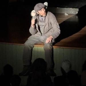 Horton (Soren Barker), listening for any sounds that might come from the speck-in-puff ball. LISA KRISTOFF/Boothbay Register