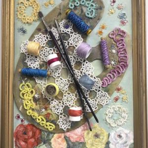 Jean Larkin "Tatting & Oil Paint."