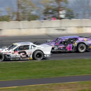 Crate Modifieds racing at Wiscasset Speedway. Jasen Dickey Photography 