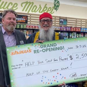 Check for food pantry