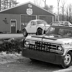Norm's Used Cars and Ken's Auto Body as they looked in the early 1980s. PHIL DI VECE photo