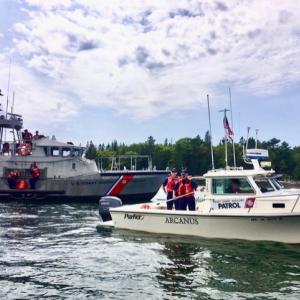 Auxillary Towing Evolutions with Station Boothbay Harbor. Courtesy of David Eastwood