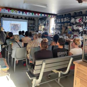 Artist Talk in the Barn