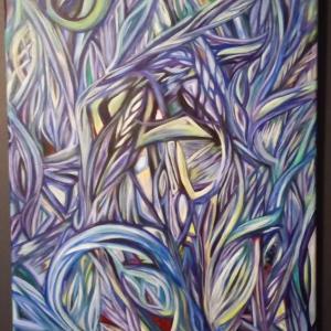Anna-Marlies Hungter's "Entwined" in the Waldo Gallery. Courtesy of the artist