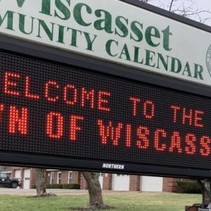 Town office sign 