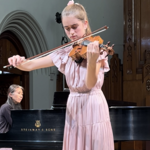 Violinist Linnea Turesson will perform at the Franco Center. Katie Litke photo