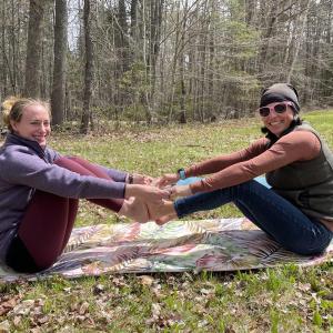 Finding connection at a Hearty Roots retreat. Courtesy photo