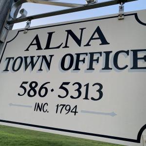 Town office sign 