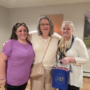 Pictured from left are Jessica Tukey, Monica Tan and Barbara Belknap. Courtesy of Audrey Miller 